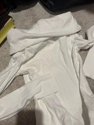 We The Free Iris top White Off Shoulder Long Sleeve Top XS thumbnail 4