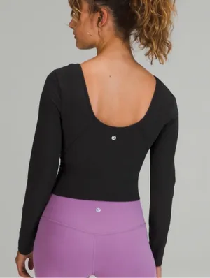 Lululemon Align Long Sleeve Crop Top thumbnail 2