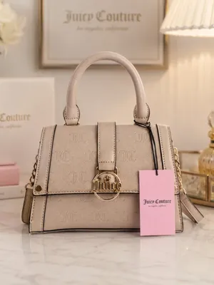 Juicy Couture Cafe Fancy Flap Tan Crossbody Bag NWT thumbnail 7