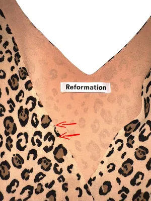 Reformation Anchorage Tan Leopard Print V-Neck Wrap Mini Dress MEDIUM in Feline thumbnail 4