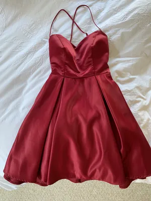 B Darlin Red Dress thumbnail 2