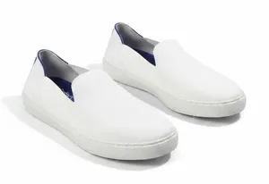 ROTHY'S The Original Slip On Sneaker Women 8.5 White Classic Street Lifestyle thumbnail 1