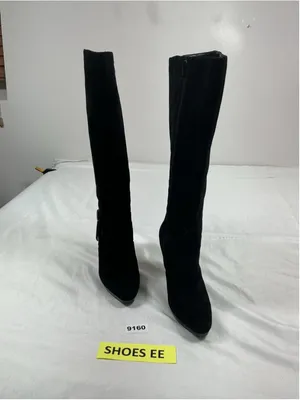 Womans Excellent Worthington Stiletto Knee High Boots Size 7 M Black thumbnail 3