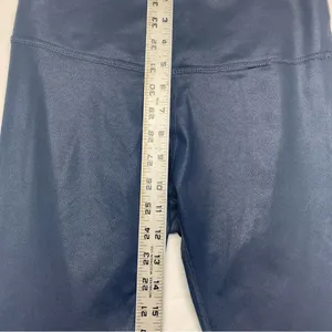 Beyond Yoga size medium Deep Blue shiny Leggings thumbnail 6