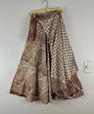 Reversible Maxi Wrap Skirt BIN65 thumbnail 2