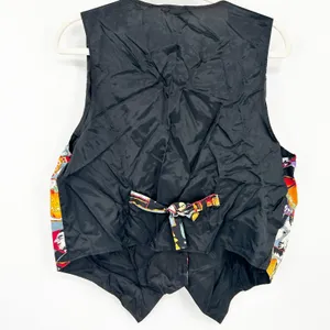 111 Main Womens Vintage Halloween Spooky Witch Vampire Novelty Print Vest Size L thumbnail 6