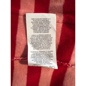 Cabi Catch All Cardigan Red Pink Striped Button Front Sweater XS thumbnail 6