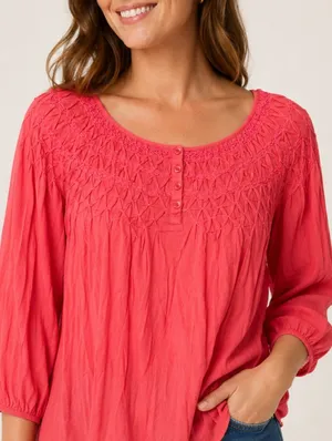 Free People Cotton Blouse thumbnail 1