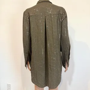 Anthropologie Maeve small Arwa sequin button up shirt blouse TLS2 2764 thumbnail 11