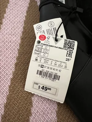 ZARA Basic Leather Ballet Shoes thumbnail 6