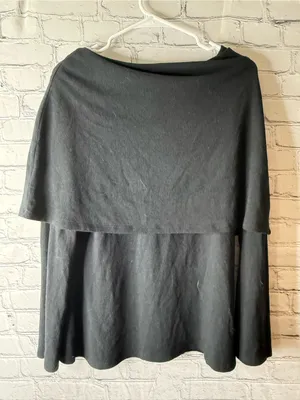 Vintage soft surroundings Women's Off-Shoulder Black Sweater size medium thumbnail 5
