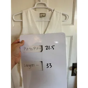 Tuckernuck white Myla textured romper size large‎ thumbnail 11