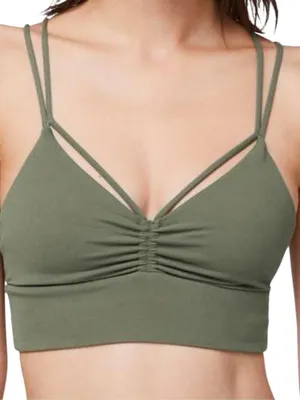 Lululemon Full Expression Bra Grey Sage Size 8 thumbnail 1