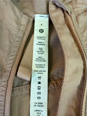 Lululemon Hood Lite Jacket Packable Blush Pink Hooded Windbreaker Size 4 thumbnail 3