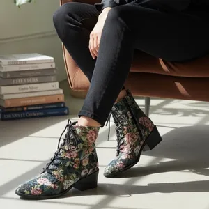 Indigo rd. Floral Ankle Boots thumbnail 3