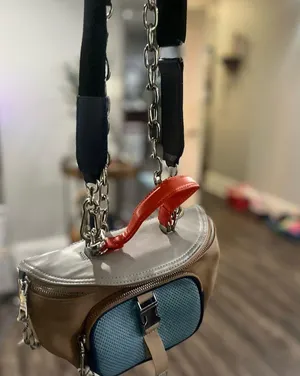 Steve Madden Multicolor Crossbody Bag with Chain Strap thumbnail 1