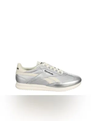 Reebok Women's Metallic Silver and Cream Sneakers thumbnail 2