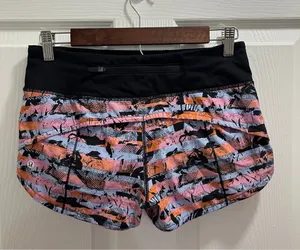 Lululemon Speed Up Short 2.5 Inversion Multi Size 4 Athletic Running Workout thumbnail 5