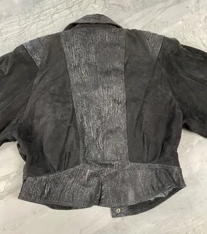 Rare Vintage 80’s Jacket Black Size L thumbnail 4