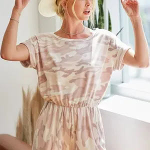 NWT BiBi‎ Camo Print French Terry Romper with Side Pockets thumbnail 16