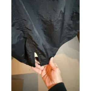 In Front Windbreaker Jacket Women's Size 2XL Black Hooded Single Breasted thumbnail 9