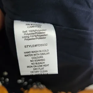 Adelyn Rae Harper Lace Mini Dress Cocktail Scallop Navy Blue Empire-waist V-neck thumbnail 11