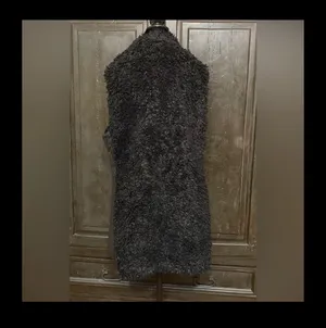 Jackets & Coats Faux Fur Vegan Leather Vest- size large thumbnail 4