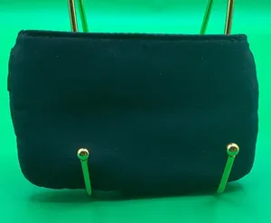 HTF Rare Out of Stock Kate Spade black satin bow small Zip Coin Purse thumbnail 3