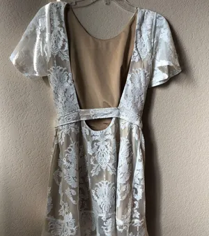 For Love and Lemons White Lace Dress thumbnail 3