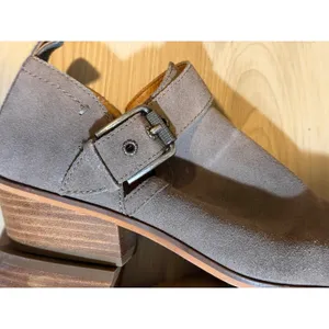 Frye and Co. Suede Ankle Booties Gray 8‎ Women Buckle Pointed Toe 3470781-GRY thumbnail 11