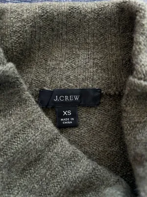 J. Crew Olive Green Turtleneck Sweater thumbnail 3