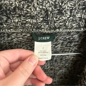 J. Crew Women’s Wool Cardigan Sweater Gray Shawl Collar Button Down Size Small thumbnail 2