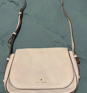 Kate Spade Cream‎ Crossbody Bag with Gold Accents thumbnail 1