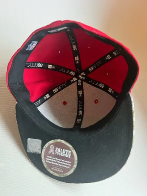 New Era 59Fifty San Francisco 49ers Fitted Hat Red Camo Brim Sz 7 1/8 NWT thumbnail 5