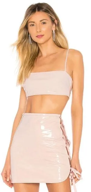 H:ours Revolve Nude Crop Top thumbnail 1
