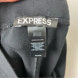 Express Women’s Black Thick Leggings Size L thumbnail 5