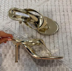 Tony Bianco Dynasty Heels in Gold thumbnail 1