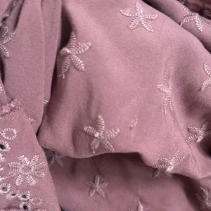 Torrid Dusty Rose Embroidered Blouse Boho Top with Ruffle Sleeves thumbnail 8