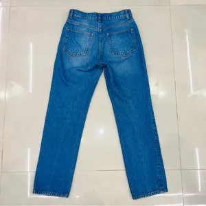 Reformation Jeans "Cynthia High relaxed" in Mykonos Blue Denim Jeans US26 thumbnail 9