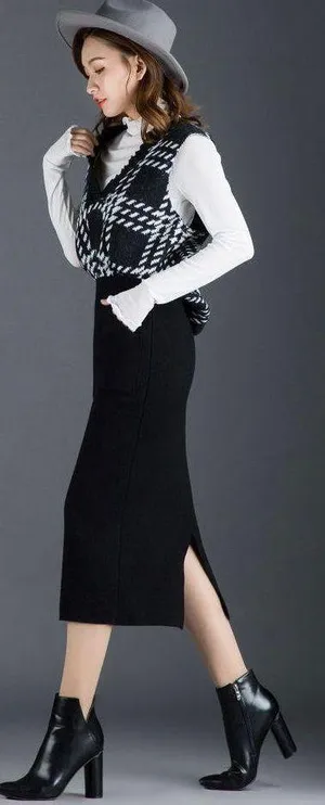 black winter skirt thumbnail 3