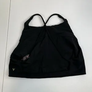 Victoria's Secret L Large Bralette Wireless Lightly Lined Bra Black Strappy Back thumbnail 3
