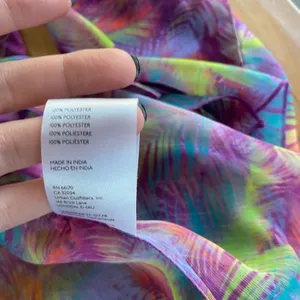 Urban Outfitters size med purple feather quirky abstract open front cardi thumbnail 5