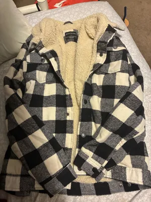 Distortion fleece flannel Black Size L thumbnail 1