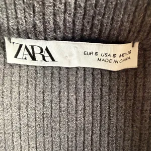 Zara Ribbed Knit‎ Skirt Women Small Grey A-Line Mini Casual Minimalist Cozy thumbnail 3