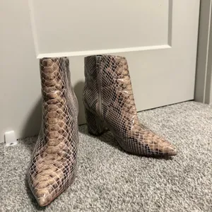 Marc Fisher Snake Print Booties thumbnail 3