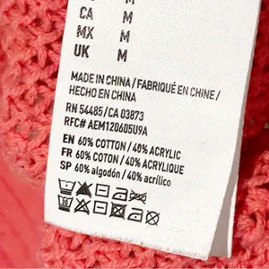 American Eagle Medium Henley Sweater Medium Pink Cotton Knit Relaxed Pullover thumbnail 4