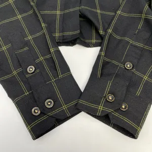Dixxon Women Flannel Stay Gold Shirt Size M Plaid D Tech Snap Biker Moto‎ Goth thumbnail 10