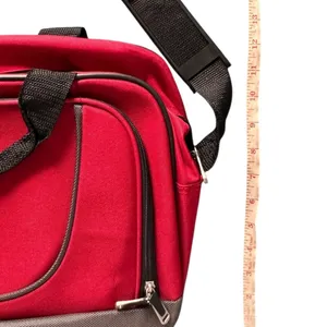 7 Piece Red Embark Travel Messenger Bag Set thumbnail 4