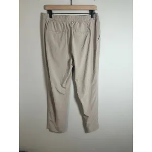 Banana Republic Airstretch Tapered Pant Khaki Beige Elastic Waist Ankle M thumbnail 7