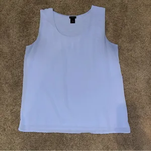 Ann Taylor Factory Light Blue Tank Top thumbnail 5